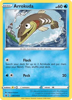 Arrokuda Promo card from SWSH Black Star Promos