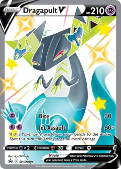 Dragapult V Promo card from SWSH Black Star Promos
