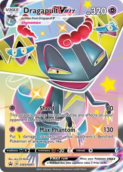 Dragapult VMAX Promo card from SWSH Black Star Promos