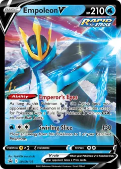 Empoleon V Promo card from SWSH Black Star Promos