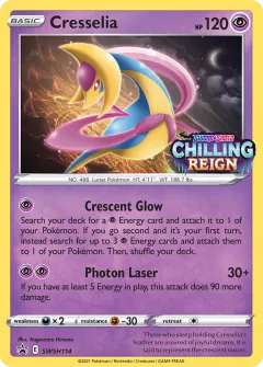 Cresselia Promo card from SWSH Black Star Promos