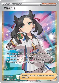Marnie Promo card from SWSH Black Star Promos