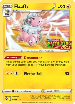 Flaaffy Promo card from SWSH Black Star Promos