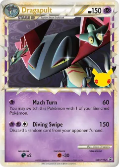 Dragapult Promo card from SWSH Black Star Promos
