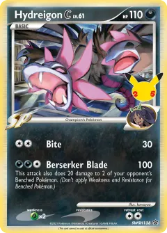 Hydreigon C Promo card from SWSH Black Star Promos