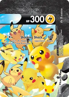 Pikachu V-UNION Promo card from SWSH Black Star Promos