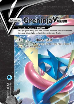 Greninja V-UNION Promo card from SWSH Black Star Promos