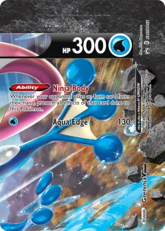 Greninja V-UNION Promo card from SWSH Black Star Promos
