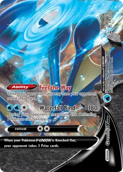Greninja V-UNION Promo card from SWSH Black Star Promos