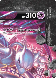 Mewtwo V-UNION Promo card from SWSH Black Star Promos