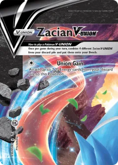 Zacian V-UNION Promo card from SWSH Black Star Promos