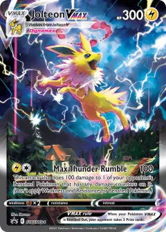 Jolteon VMAX Promo card from SWSH Black Star Promos