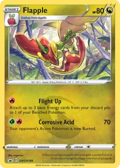 Flapple Promo card from SWSH Black Star Promos