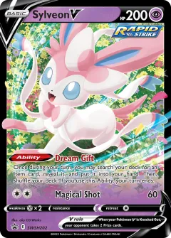 Sylveon V Promo card from SWSH Black Star Promos