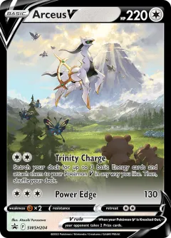 Arceus V Promo card from SWSH Black Star Promos