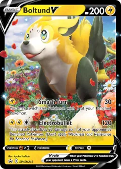 Boltund V Promo card from SWSH Black Star Promos