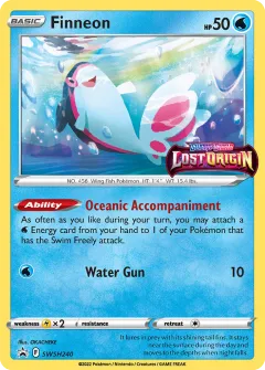Finneon Promo card from SWSH Black Star Promos