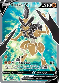 Kleavor V Promo card from SWSH Black Star Promos