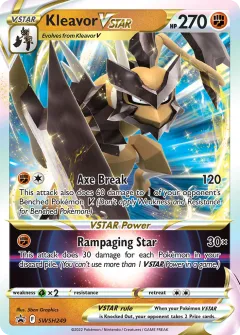 Kleavor VSTAR Promo card from SWSH Black Star Promos