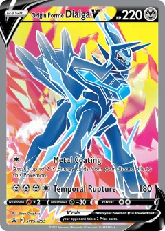 Origin Forme Dialga V Promo card from SWSH Black Star Promos