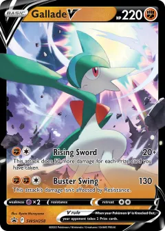 Gallade V Promo card from SWSH Black Star Promos