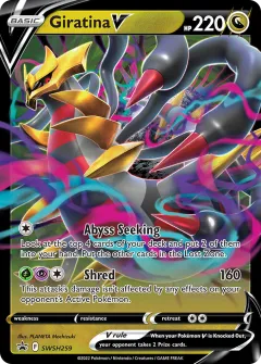 Giratina V Promo card from SWSH Black Star Promos