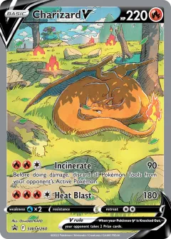 Charizard V Promo card from SWSH Black Star Promos
