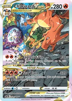 Charizard VSTAR Promo card from SWSH Black Star Promos