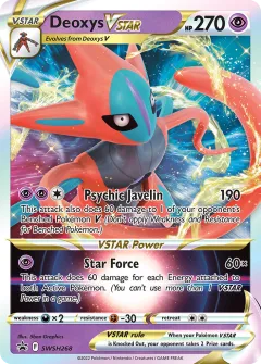 Deoxys VSTAR Promo card from SWSH Black Star Promos