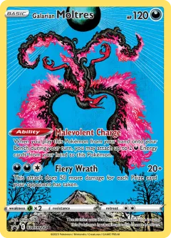 Galarian Moltres Promo card from SWSH Black Star Promos