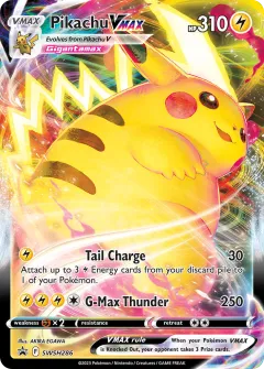 Pikachu VMAX Promo card from SWSH Black Star Promos