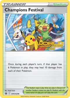 Champions Festival Promo card from SWSH Black Star Promos