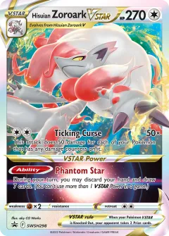 Hisuian Zoroark VSTAR Promo card from SWSH Black Star Promos
