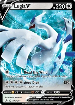 Lugia V Promo card from SWSH Black Star Promos