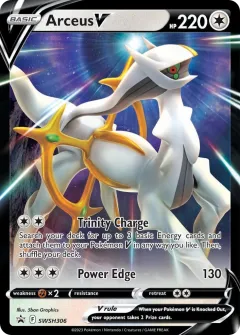 Arceus V Promo card from SWSH Black Star Promos
