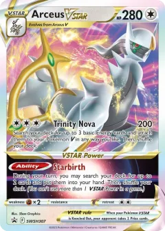 Arceus VSTAR Promo card from SWSH Black Star Promos