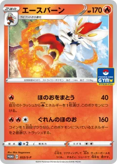 Cinderace Promo card from Sword & Shield Promos
