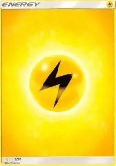 Lightning Energy Common card from SM Trainer Kit Alolan Raichu