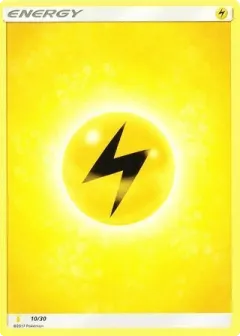 Lightning Energy Common card from SM Trainer Kit Alolan Raichu