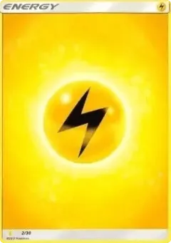 Lightning Energy Common card from SM Trainer Kit Alolan Raichu
