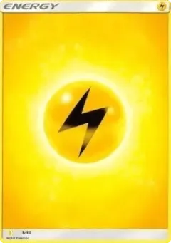 Lightning Energy Common card from SM Trainer Kit Alolan Raichu