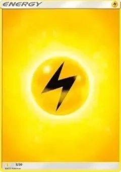 Lightning Energy Common card from SM Trainer Kit Alolan Raichu