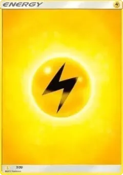 Lightning Energy Common card from SM Trainer Kit Alolan Raichu