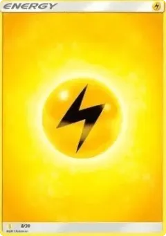 Lightning Energy Common card from SM Trainer Kit Alolan Raichu