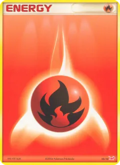 Fire Energy Common card from EX Trainer Kit Latias