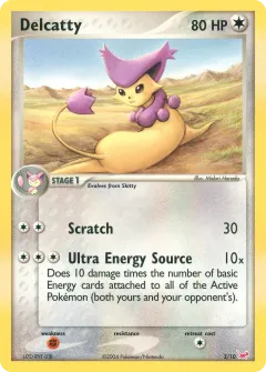 Delcatty Common card from EX Trainer Kit Latias