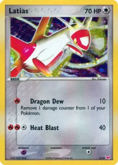 Latias Rare card from EX Trainer Kit Latias