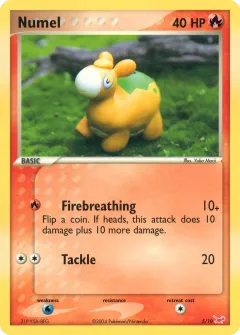 Numel Common card from EX Trainer Kit Latias