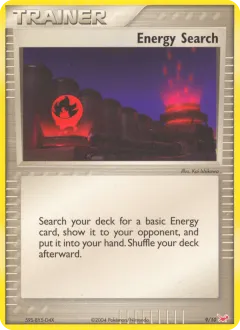 Energy Search Common card from EX Trainer Kit Latias