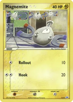 Magnemite Common card from EX Trainer Kit Latios